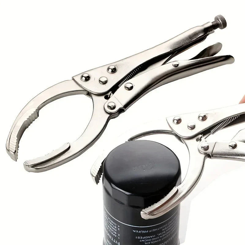 Adjustable Oil Filter Wrench – Universal Clamp Removal Tool