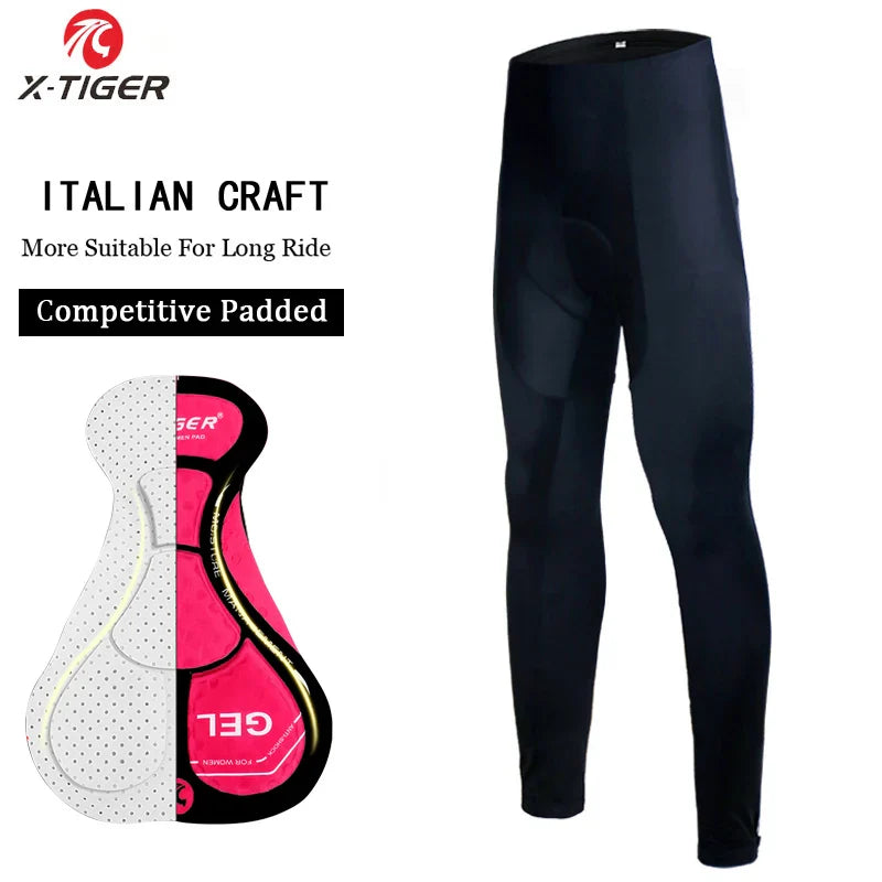 X-TIGER Women's 5D Gel Pad MTB Cycling Pants – Lycra Coolmax