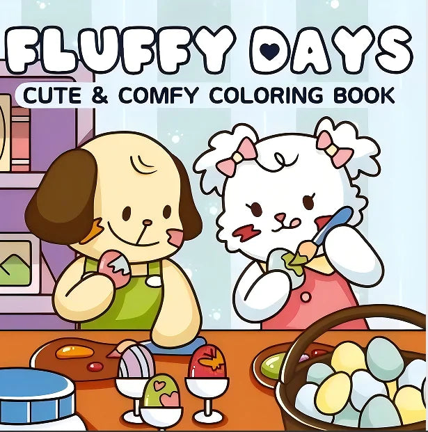 40 Pages Cute European America Coloring Book Kids Drawing Christmas