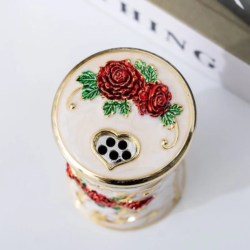 High end rose, portable toothpick bucket, restaurant, hotel, KTV, living room, coffee table, toothpick bottle, toothpick storage Peaceful Pleasures Health and Wellness