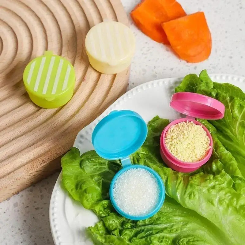 Mini Seasoning Box Portable Plastic Sauce Bottle Food Grade Packaging