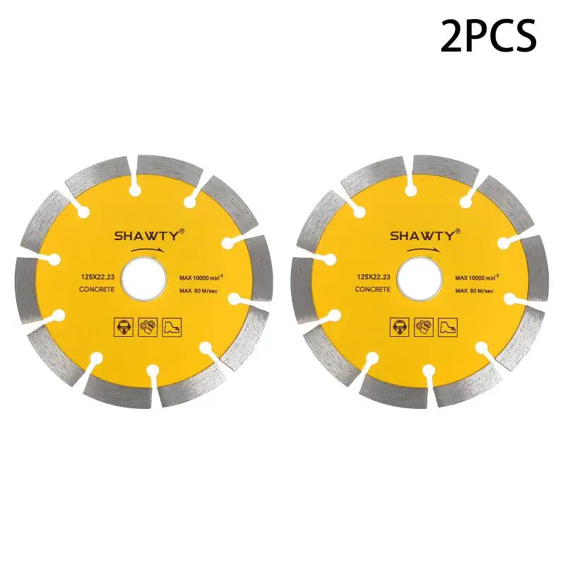 125MM Diamond Disc Saw Blades Cutting Blade Disk For Angle Grinder Cutting Marble Ceramic Granite Concrete Wood Peaceful Pleasures Health and Wellness 2pcs