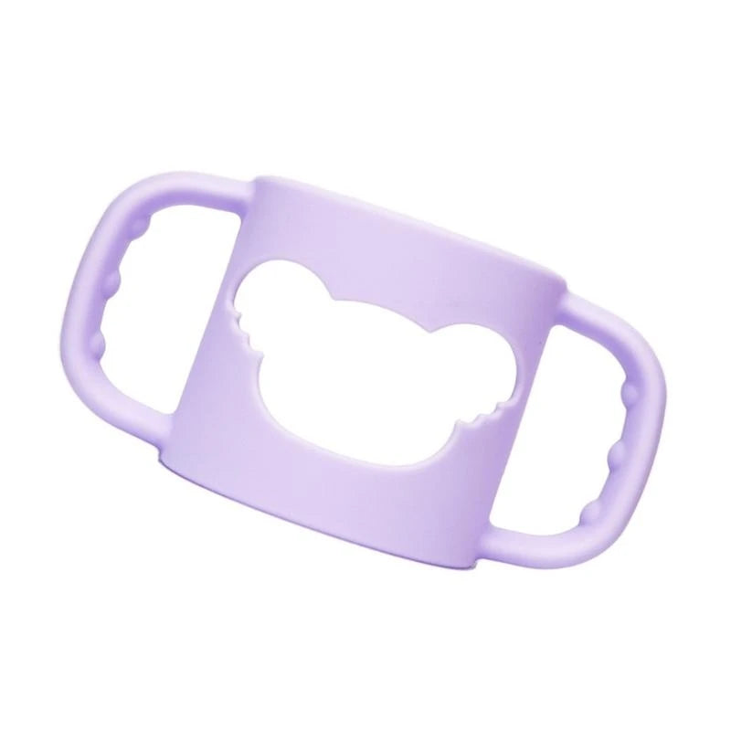 Baby Bottle Silicone Grip Handle Sleeve | Infant Feeding Aid