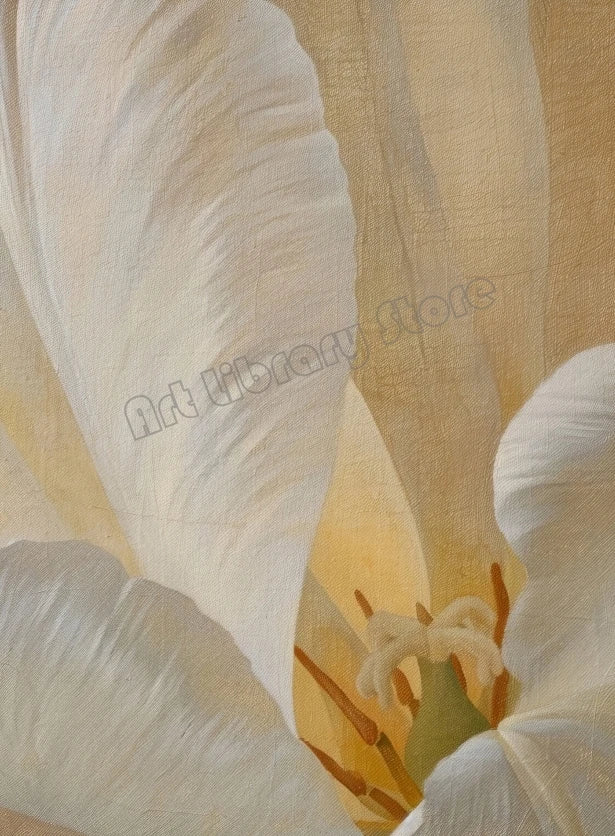 Vintage Flower Magnolia Peony Tulips Fresh Plant Painting on Canvas Poster and Print Minimalist Wall Art Pictures Home Decor Peaceful Pleasures Health and Wellness