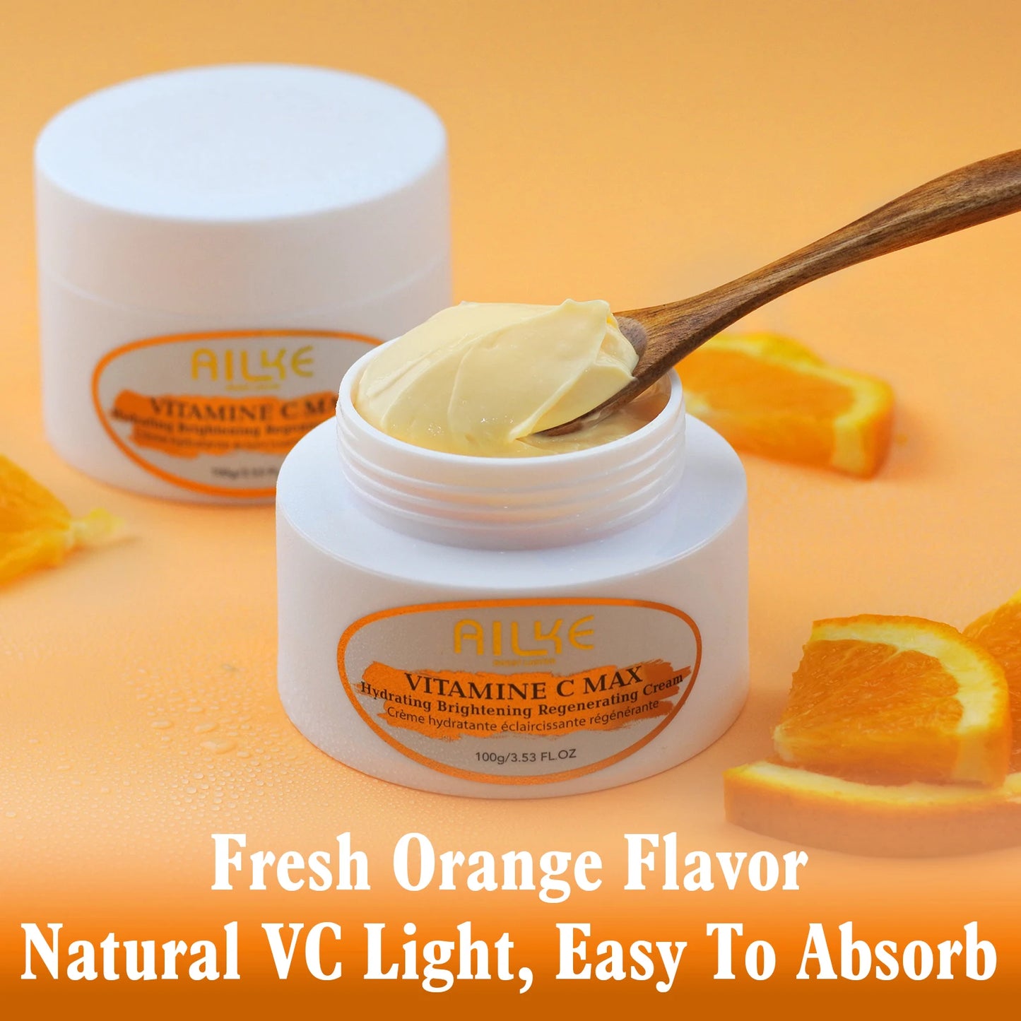 AILKE Vitamin C Brightening Face Cream with Collagen | 100ml