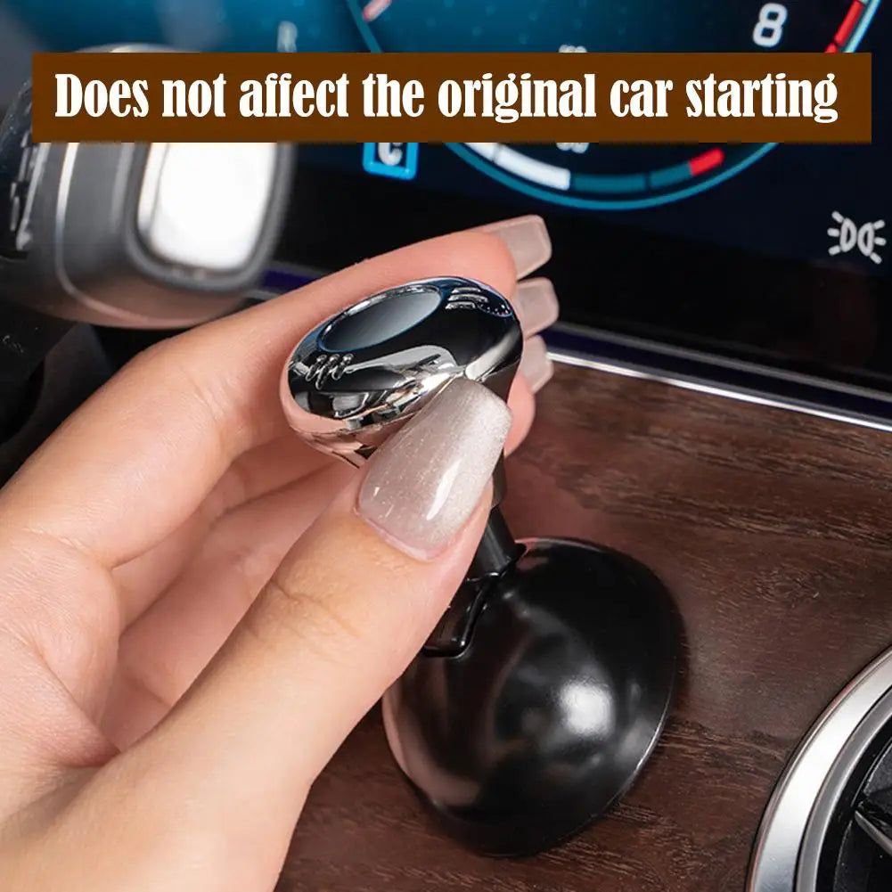 Car Start Button Joystick Engine Start Stop Button One Key Button Start Control Lever Automatic Ignition Button Cover Accessorie Peaceful Pleasures Health and Wellness