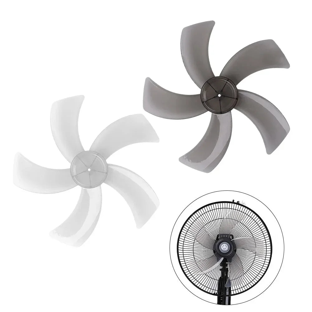 Household Plastic Fan Blade Five Leaves Nut Cover Pedestal Desk
