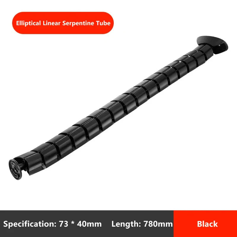78cm Wire Spine Cable Sleeve – Under Desk Cord Organizer