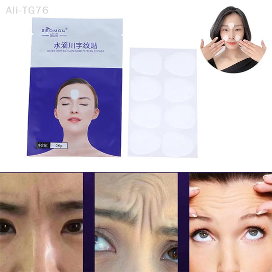 24-Pc Silicone Forehead Smoothing Patches | Reusable Face Stickers Face Smoothing Patches Peaceful Pleasures Health and Wellness