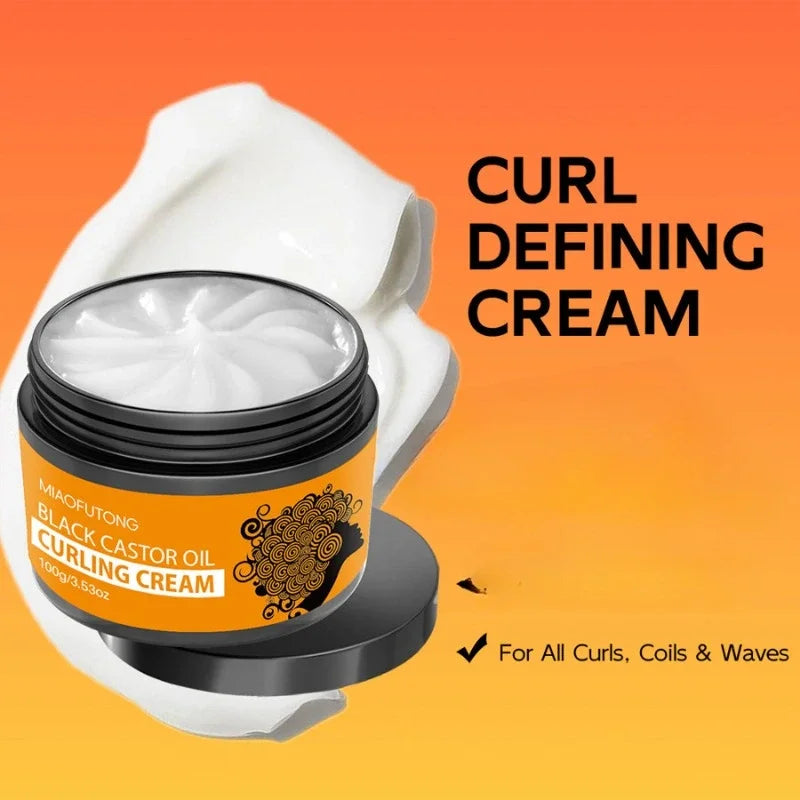 Curl Enhancing Styling Cream – No-Rinse Elastin Hair Cream