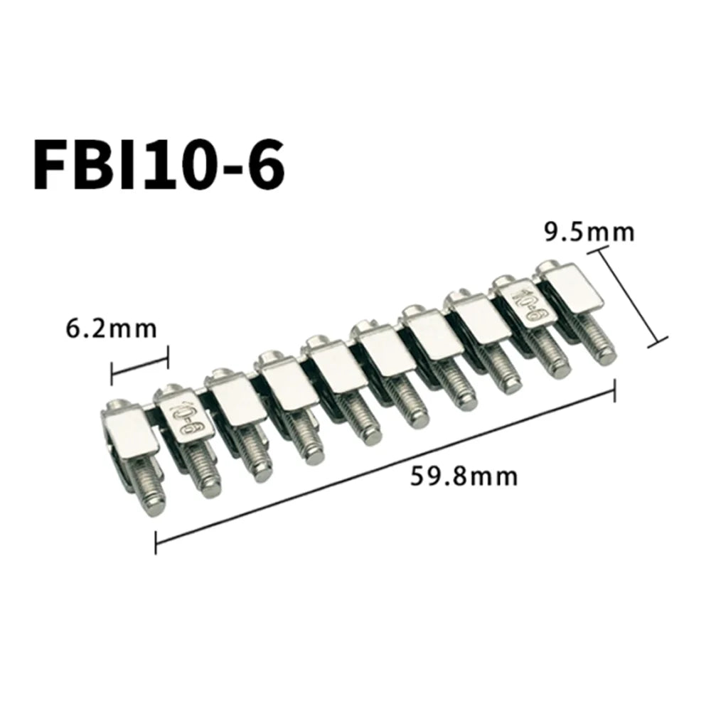 10Pcs UK5N Screw Wire Connector 4mm² Cable Feed-through Connection 12AWG Plug Electrical Mount UK-5N DIN Rail Terminal Block Peaceful Pleasures Health and Wellness FBI10-6