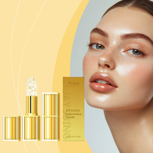 Gold Moisturizing Lipstick Color Changing High Shine Fade Lip Line Relieves Dryness Non-stick Hyaluronic Acid Hydrating Lip Balm Peaceful Pleasures Health and Wellness