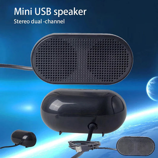 AyeBeau Mini USB PC Speaker – Desktop & Laptop Audio System Computer Speaker Oasis Select