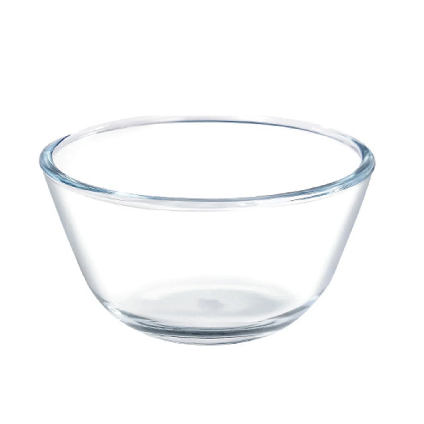 Clear Thickened Glass Mixing Bowl – Microwave & Dishwasher Safe
