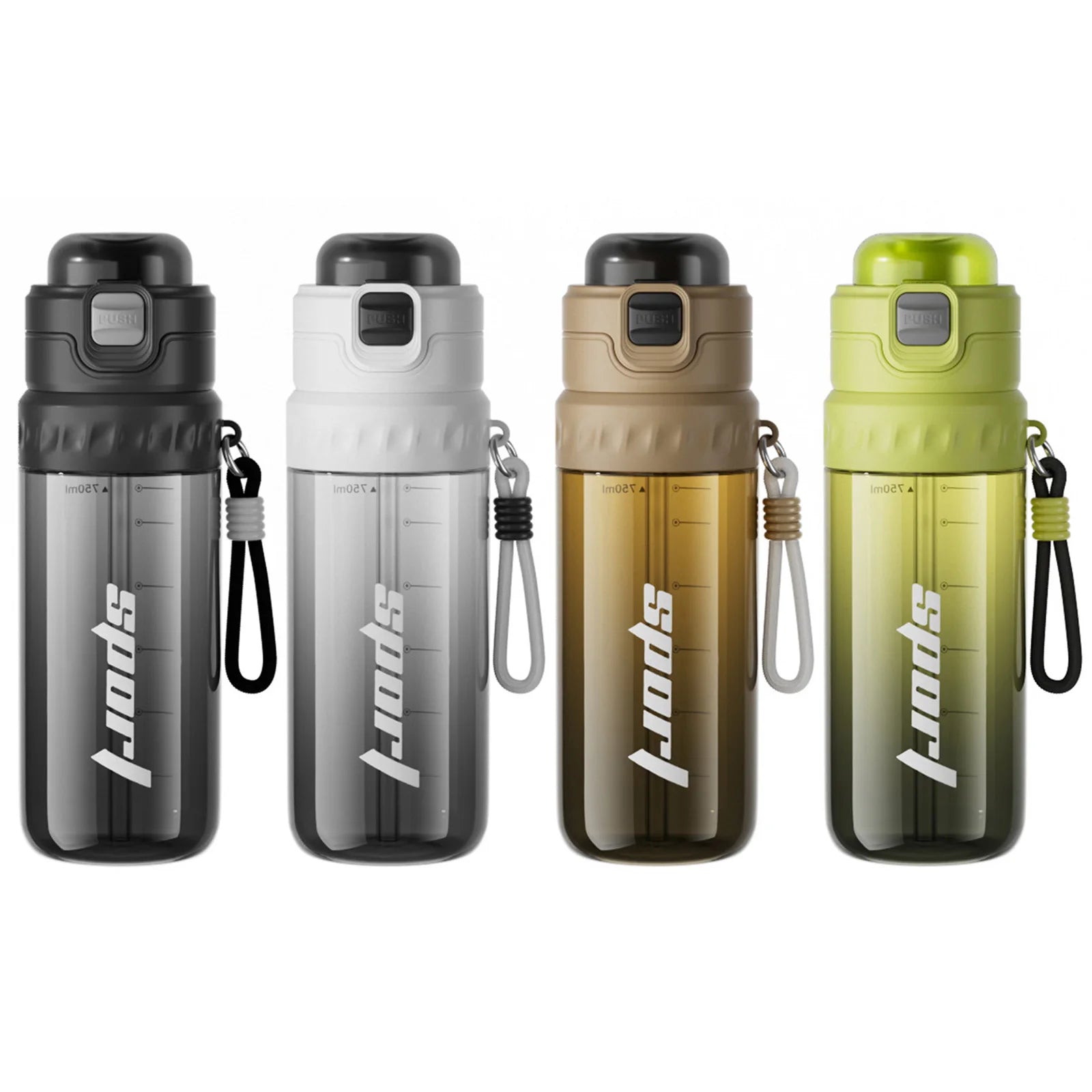 750ML Dual-Drinking Spray Bottle with Straw Large Capacity Sports Water Bottle for Mountaineering Gym Cycling Sports Activities Peaceful Pleasures Health and Wellness