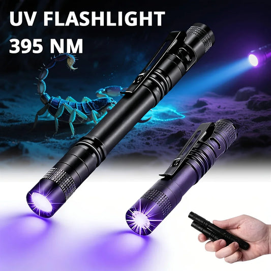395nm UV LED Penlight – Invisible Ink & Pet Stain Detector UV LED Flashlight Oasis Select