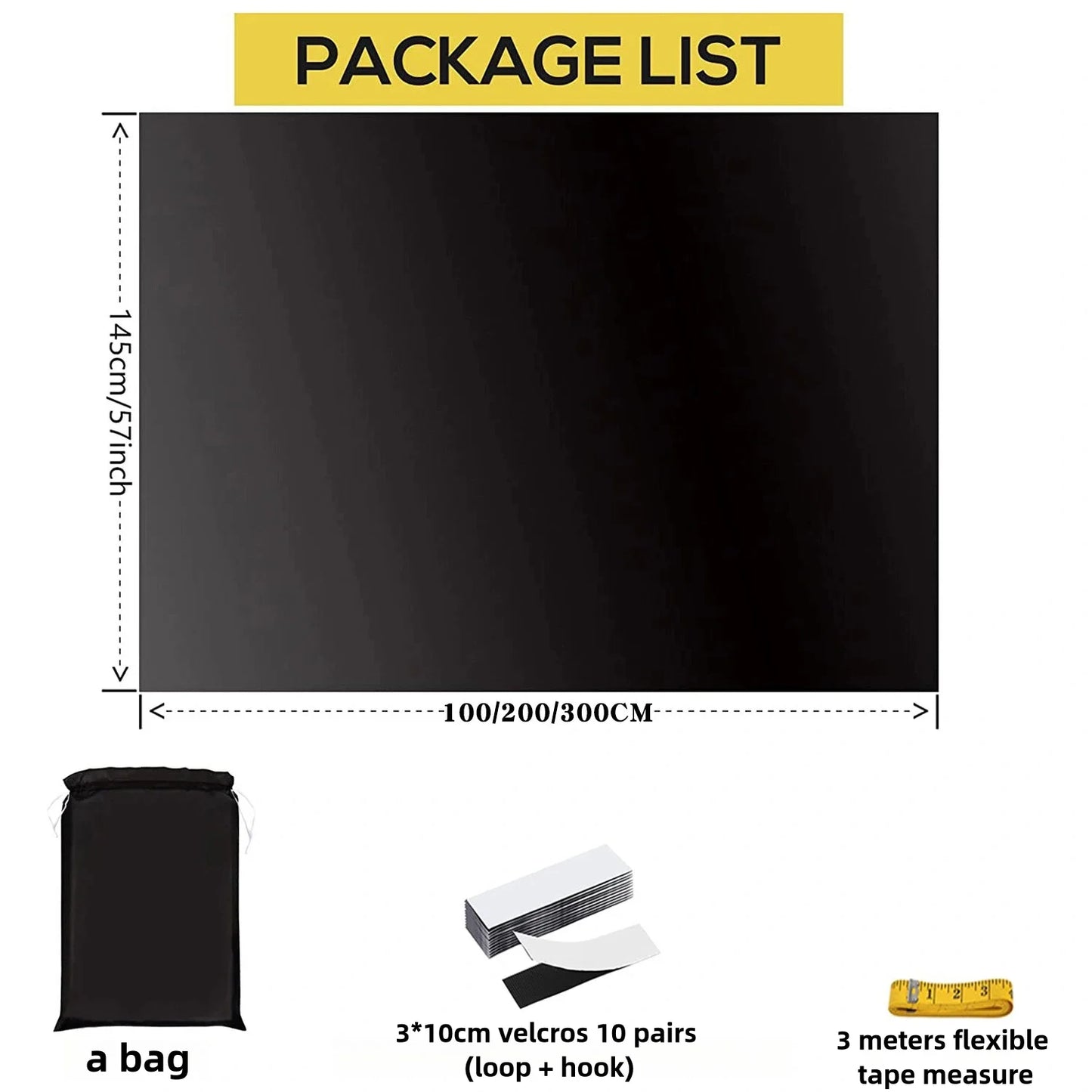 100% Blackout Window Privacy Film & Curtain – Home & Car