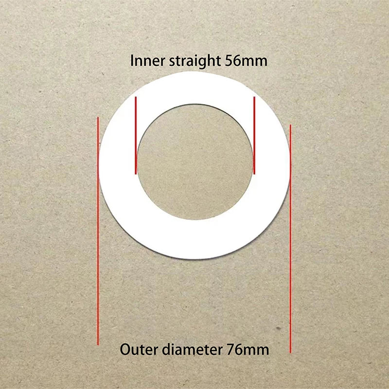 LED Spotlight Downlight O Rings White Lampshade Ring Adapter Concealed Spacers Shims Washer Light Stand Extension Gasket Peaceful Pleasures Health and Wellness A1