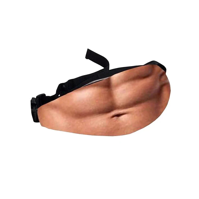 Dad Bod Beer Belly Fanny Pack – Funny Novelty Waist Bag