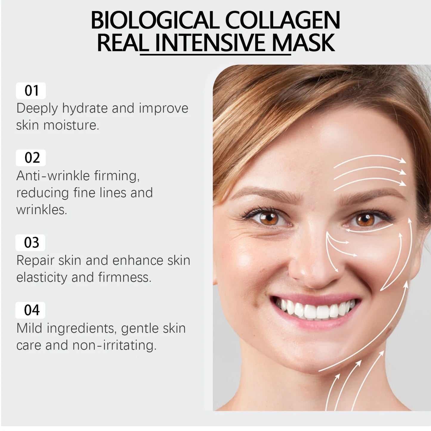 Eelhoe Collagen Face Mask – Firm, Brighten & Hydrate 4-Pack