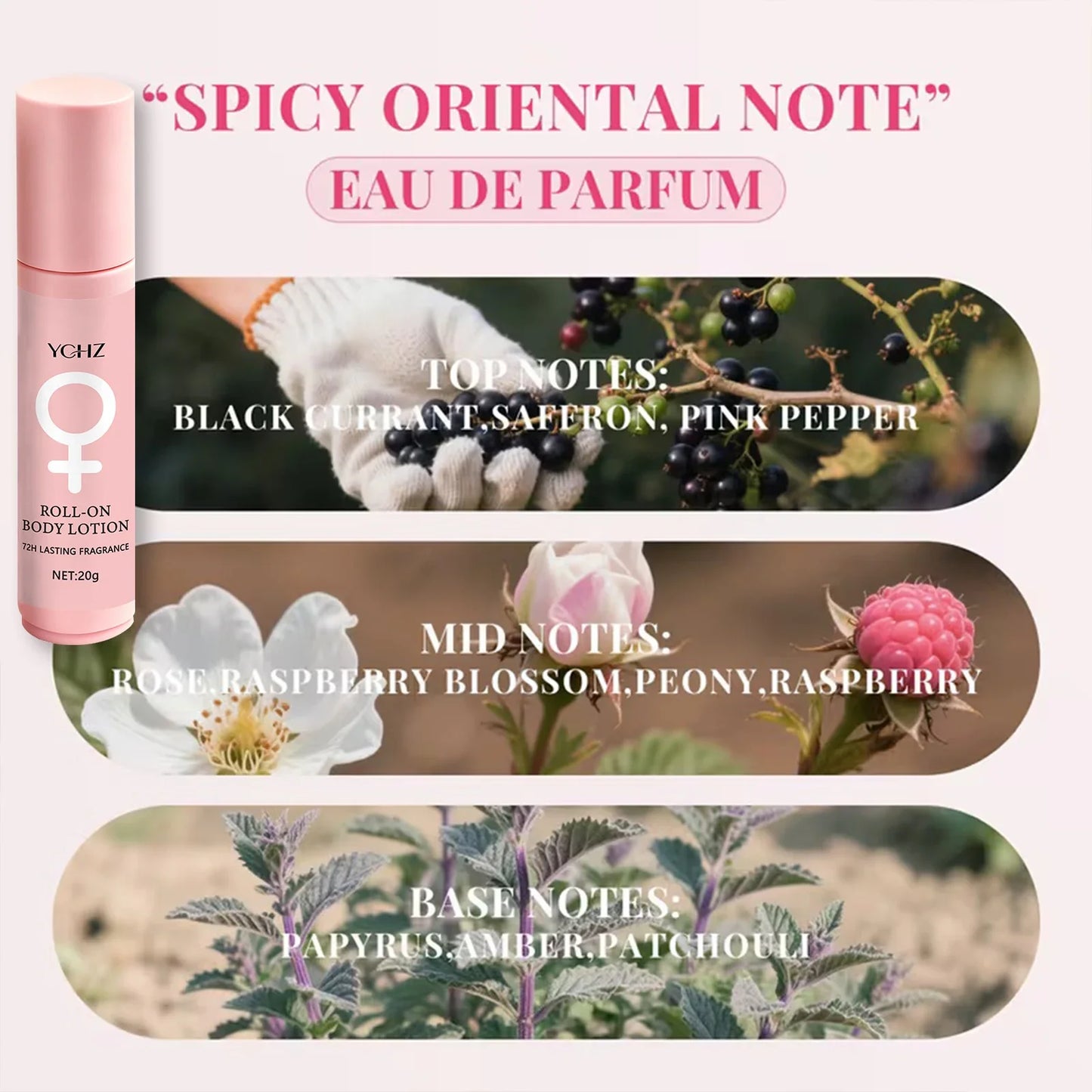 Peach Roll-On Deodorant – Moisturizing, Refreshing & Portable