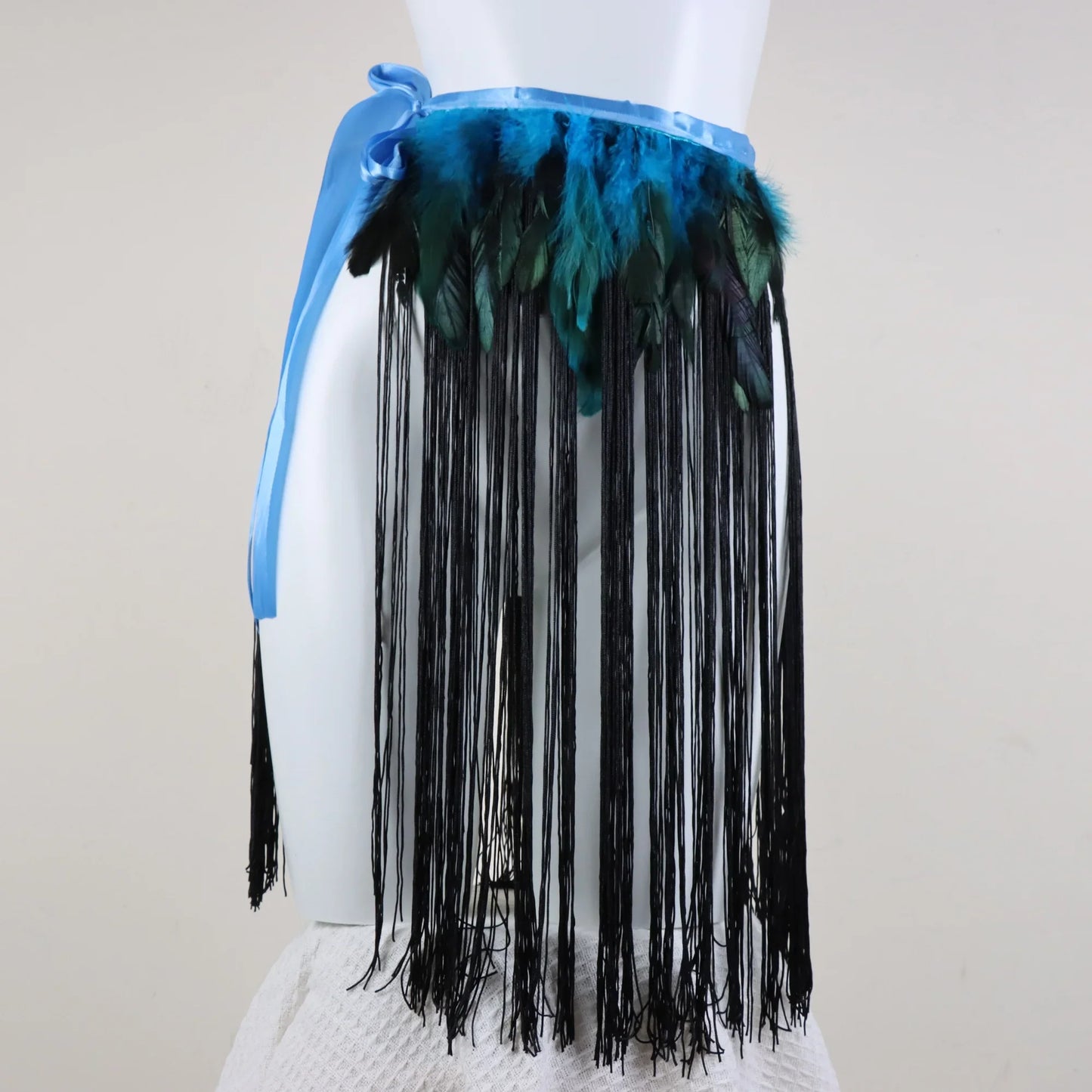 Cosplay Punk Goth Feather Collar Shoulder Women Lace Bolero Jacket