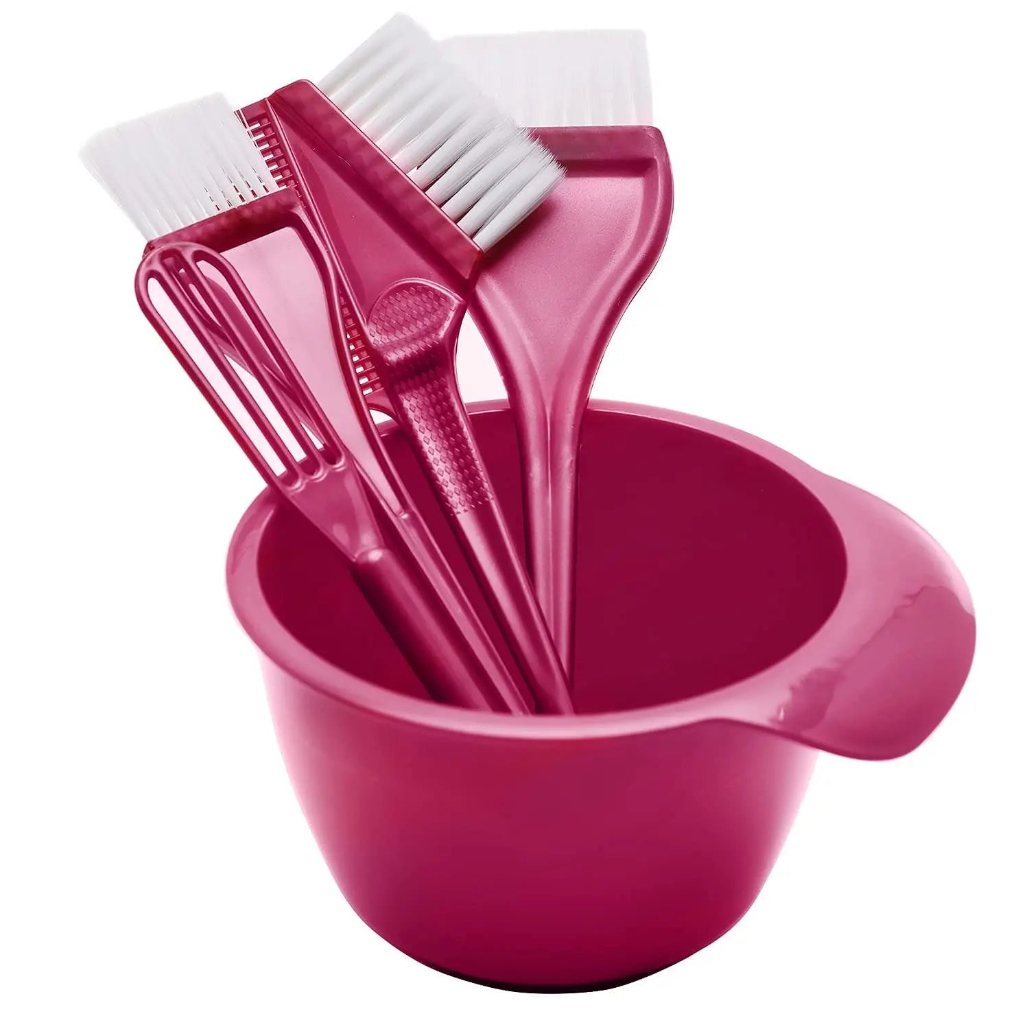 Premium Salon Hair Dye Kit 5PCS Hair Coloring Brush and Bowl Set DIY Hair Dyeing Bleach Barber Hair Color Applicator Tools Peaceful Pleasures Health and Wellness