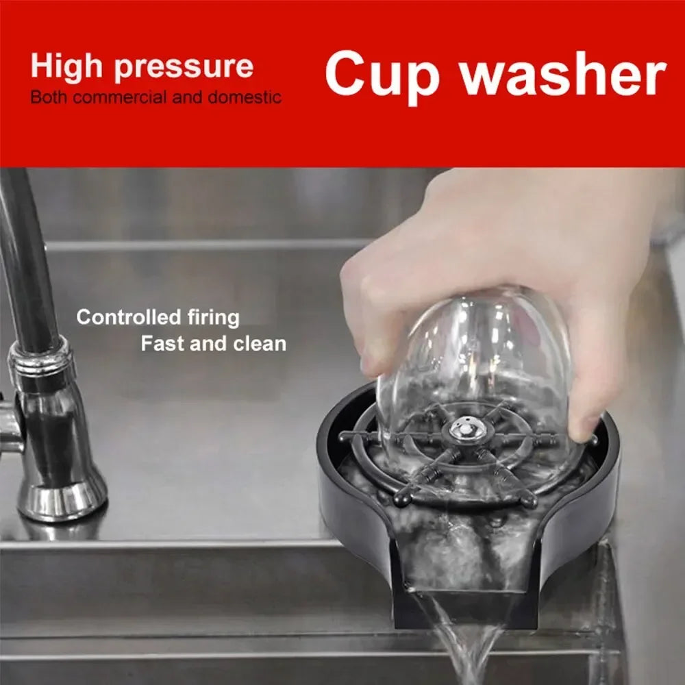 Automatic High-Pressure In-Sink Cup Washer & Glass Rinser