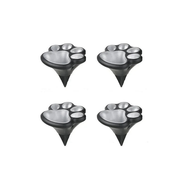 3-Pack Solar Dog Paw Print Garden Lights | Waterproof LED