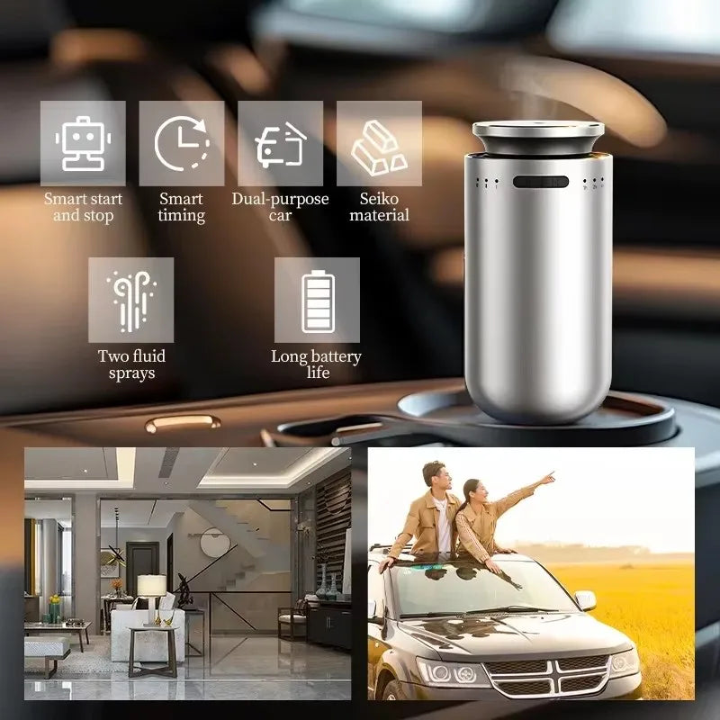 Portable Wireless Essential Oil Diffuser for Car & Home