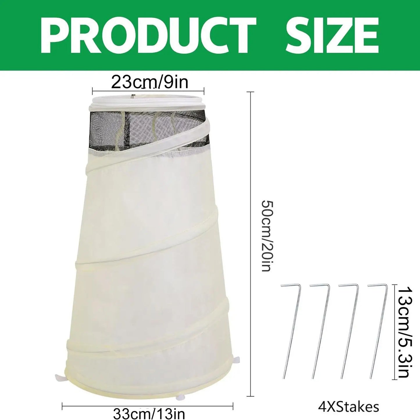 Reusable Rose Cone Winter Frost Protection Cover | Garden