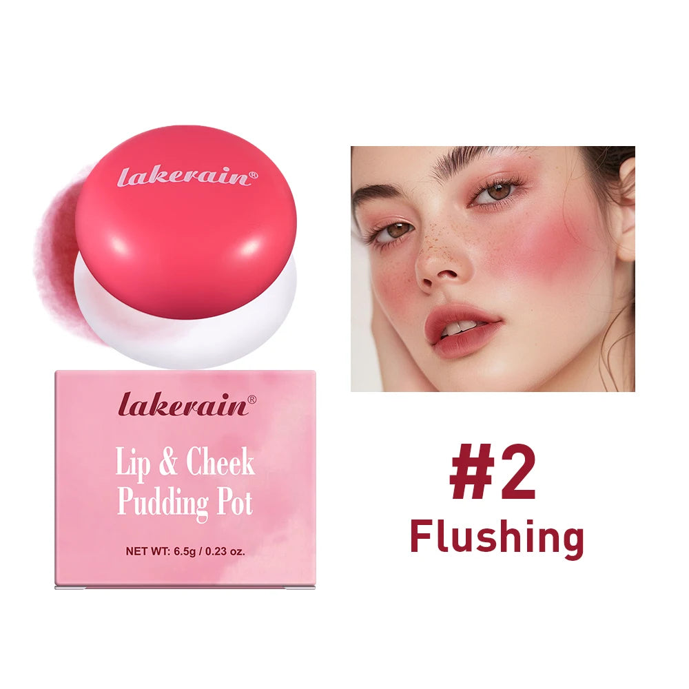 Lip&Cheek Blurry Pudding Pot Blushed Moment Blur blush Baby Makeup 5g Blush Buildable Lightweight Multi-Use Soft Matte Finish Peaceful Pleasures Health and Wellness 2