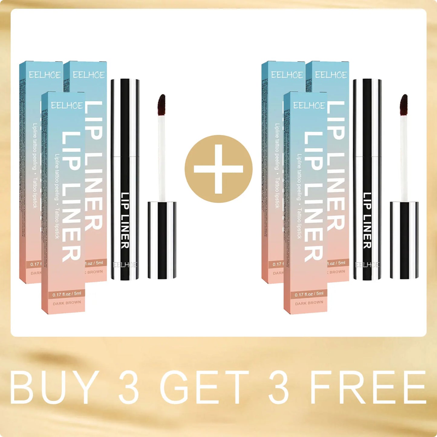EELHOE Matte Waterproof Peel-Off Lip Liner – Long-Lasting Color