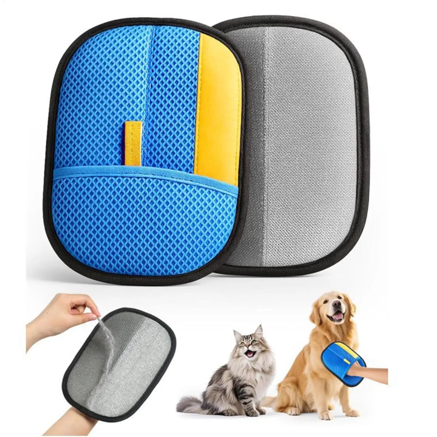 Electrostatic Pet Hair Remover Glove | Reusable & Washable