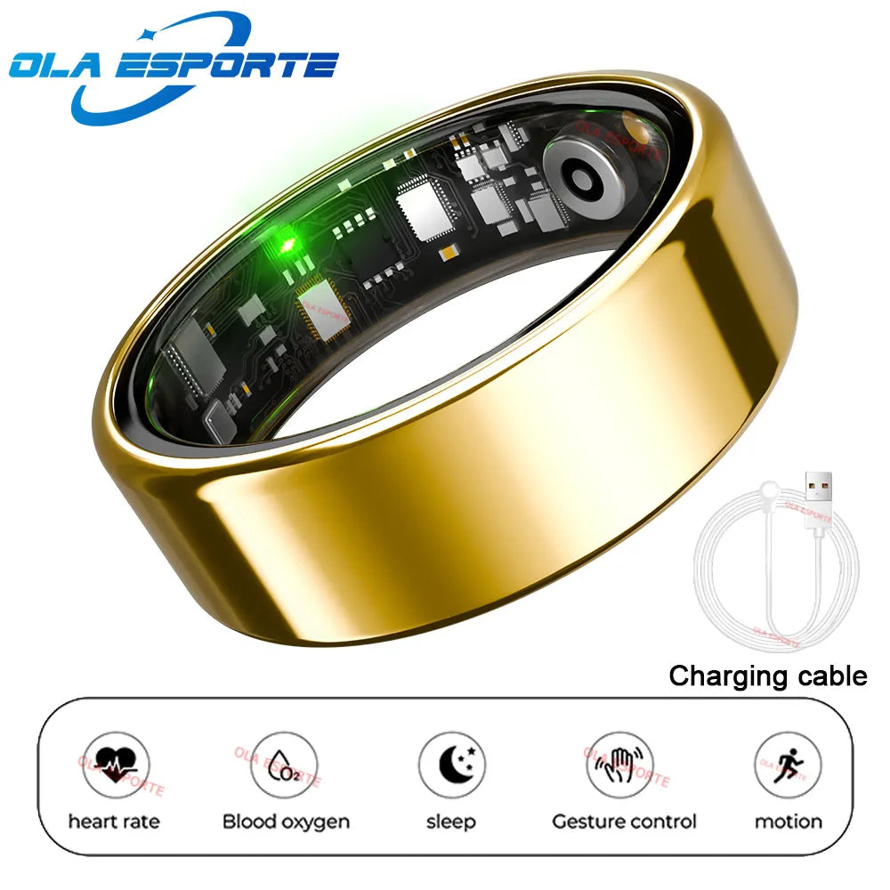 Ola Esporte Smart Ring 2025 | Heart Rate, Sleep & SpO₂ Tracker