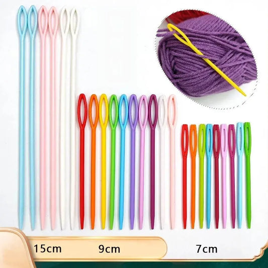 30-Piece Plastic Crochet Hooks & Knitting Needles Set | DIY Yarn Crochet Hook Set Oasis Select