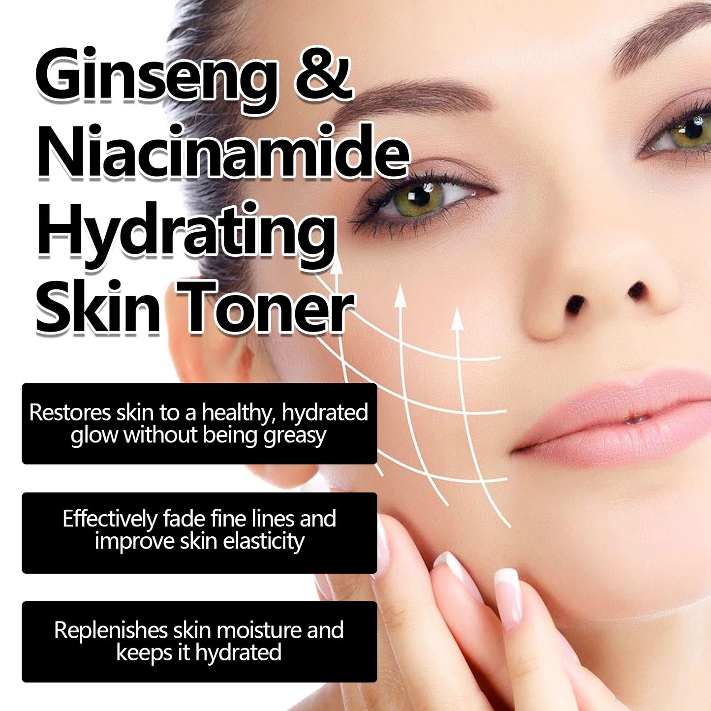 Ginseng Nicotinamide Facial Toner – Pore Minimizing 120ml