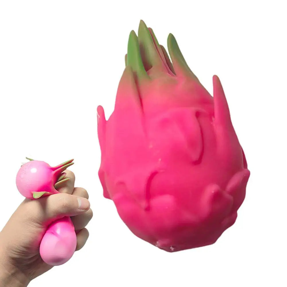 Dragon Fruit Squishy Fidget Squeeze Sensory Toy | Kids & Adults Squishy Fidget Toy Peaceful Pleasures Health and Wellness A