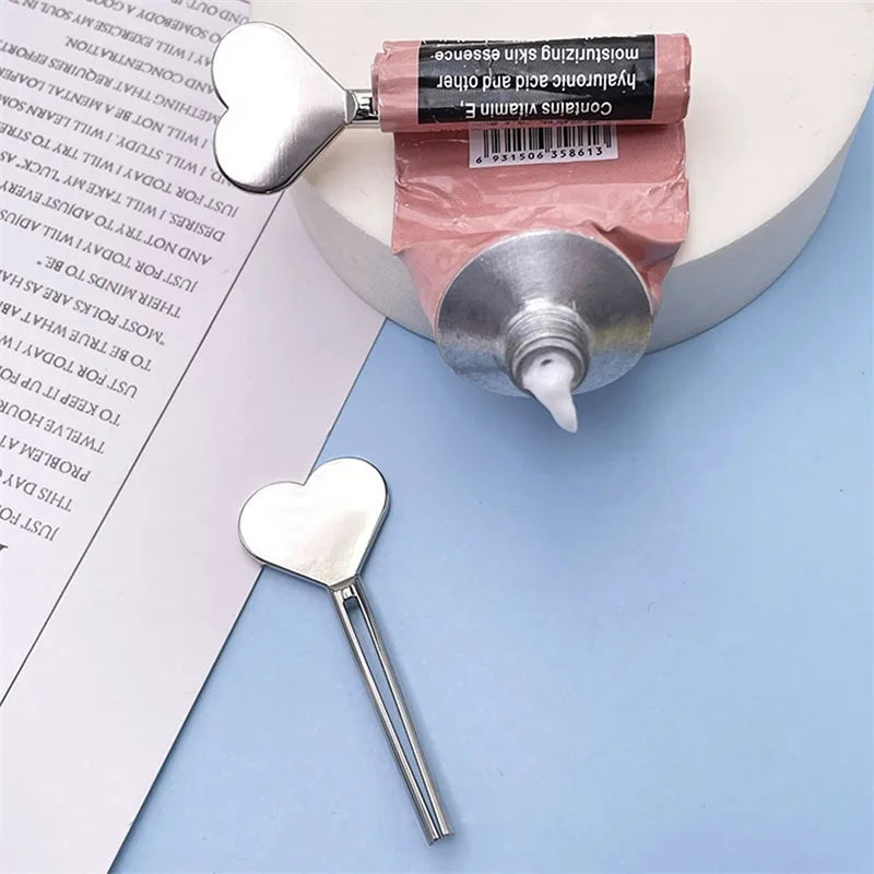Metal Manual Toothpaste Squeezer Stainless Steel Dispenser Tube Squeezer Hand Cream Tube Key Roller Set Bathroom Accessories Peaceful Pleasures Health and Wellness