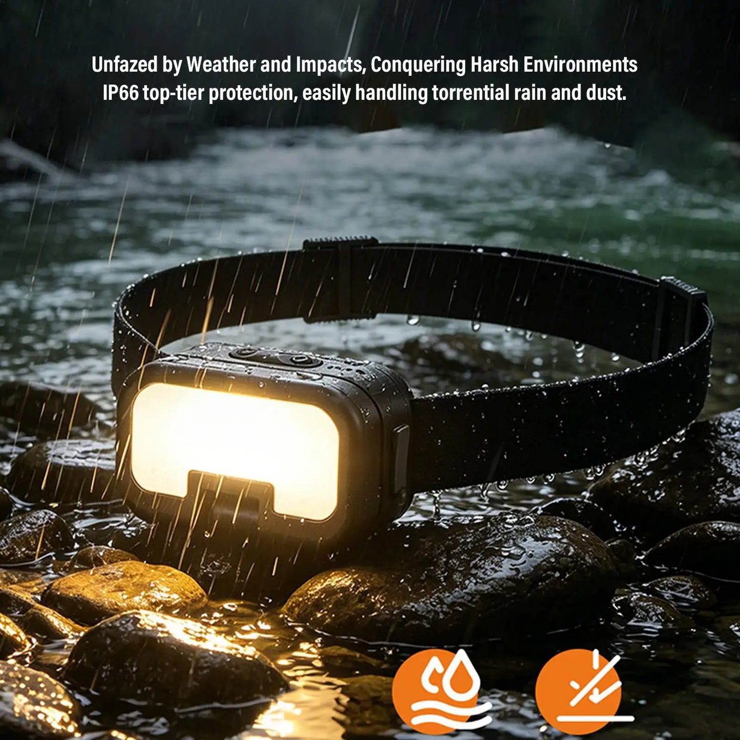 Head Lamp 14 Modes Rechargeable LED Headband Flashlight 900 Lumen Waterproof Head Light for Camping Hiking Fishing Walking Night Peaceful Pleasures Health and Wellness