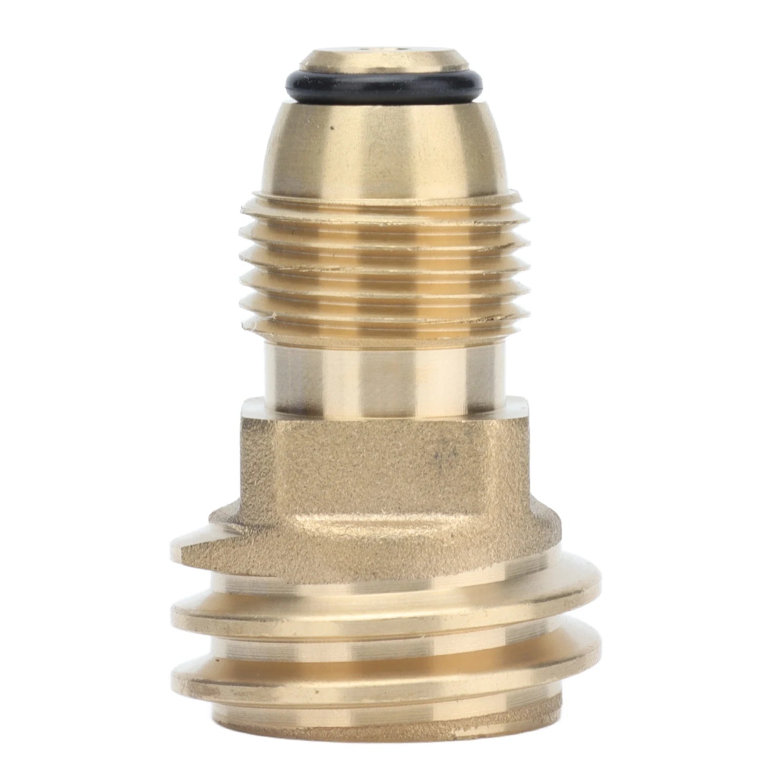 Propane Brass Fittings Adapter Converts LP POL Service Valve to QCC1 Type1 Hose Propane Adapter Peaceful Pleasures Health and Wellness A