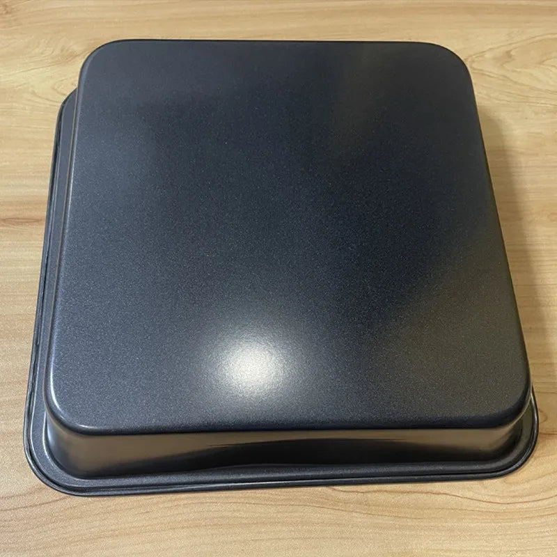 Kitchen Nonstick Rectangular Carbon Steel Roasting Pan | Rustproof Baking Tray for Bread Cake Professional Utensils Carbon Steel Peaceful Pleasures Health and Wellness