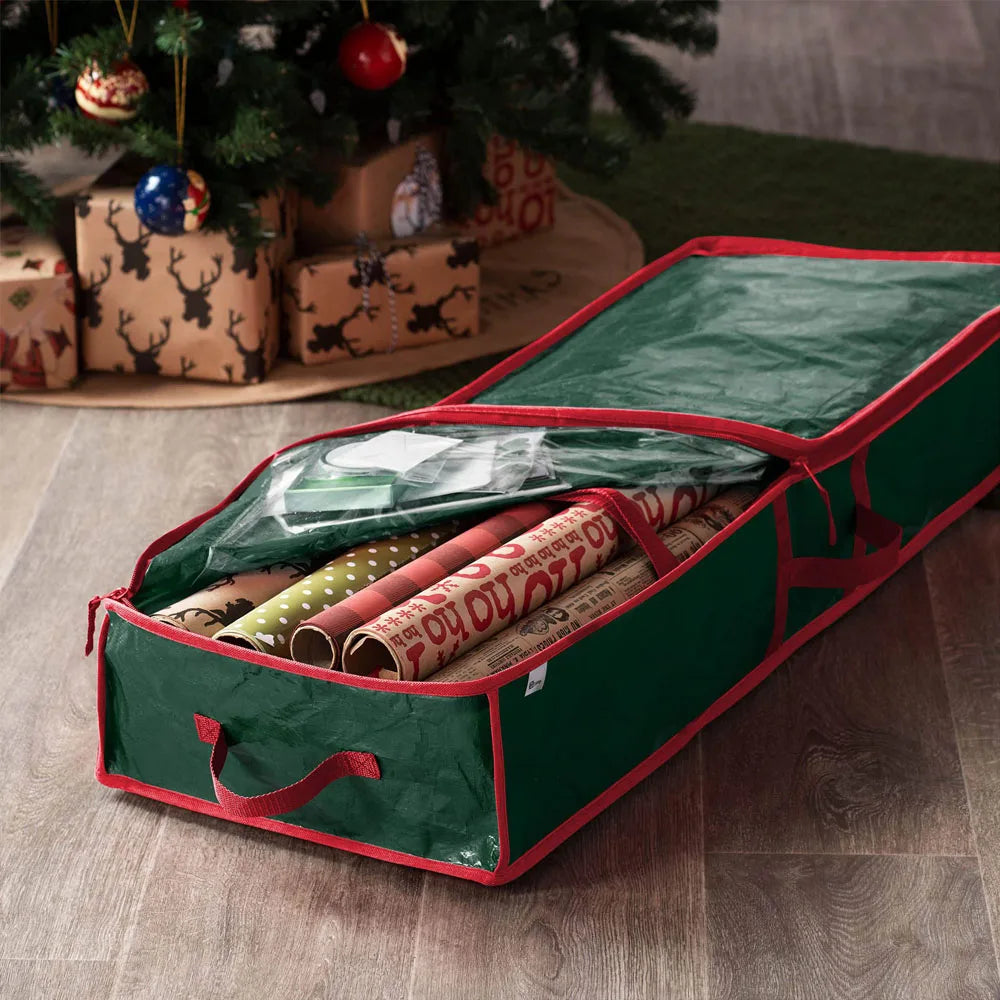 Christmas Wrapping Paper Organizer – Under-Bed Gift Wrap Storage
