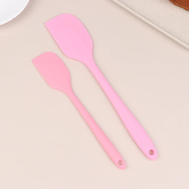 2-Piece Silicone Spatula Set – Baking Scraper & Spreader