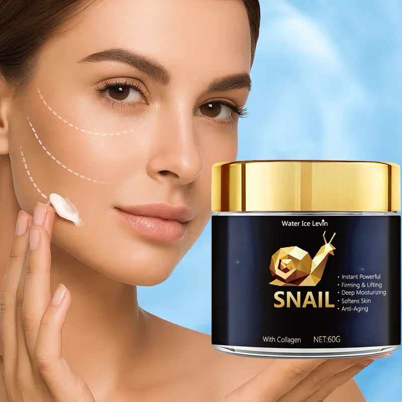 Snail Mucin Cream with Hyaluronic Acid & Collagen | 60g