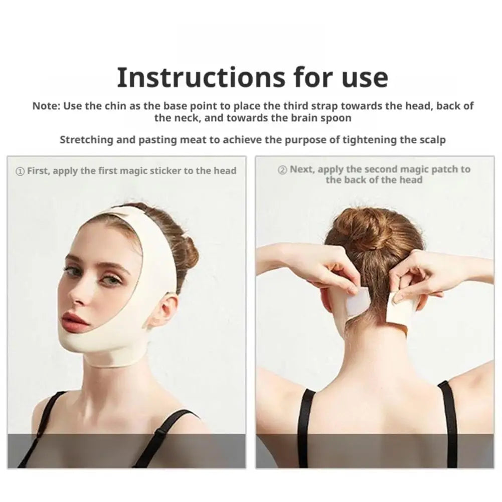 V-Shape Face Lift Slimming Mask – Chin & Jawline Lifting Strap