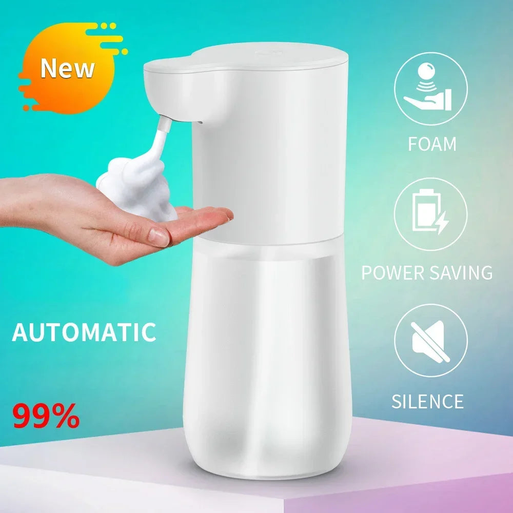 Automatic Touchless Soap Dispenser Foam Liquid Infrared Sensor Type-C Rechargeable Smart for Home Kitchen Bathroom Commercial Peaceful Pleasures Health and Wellness