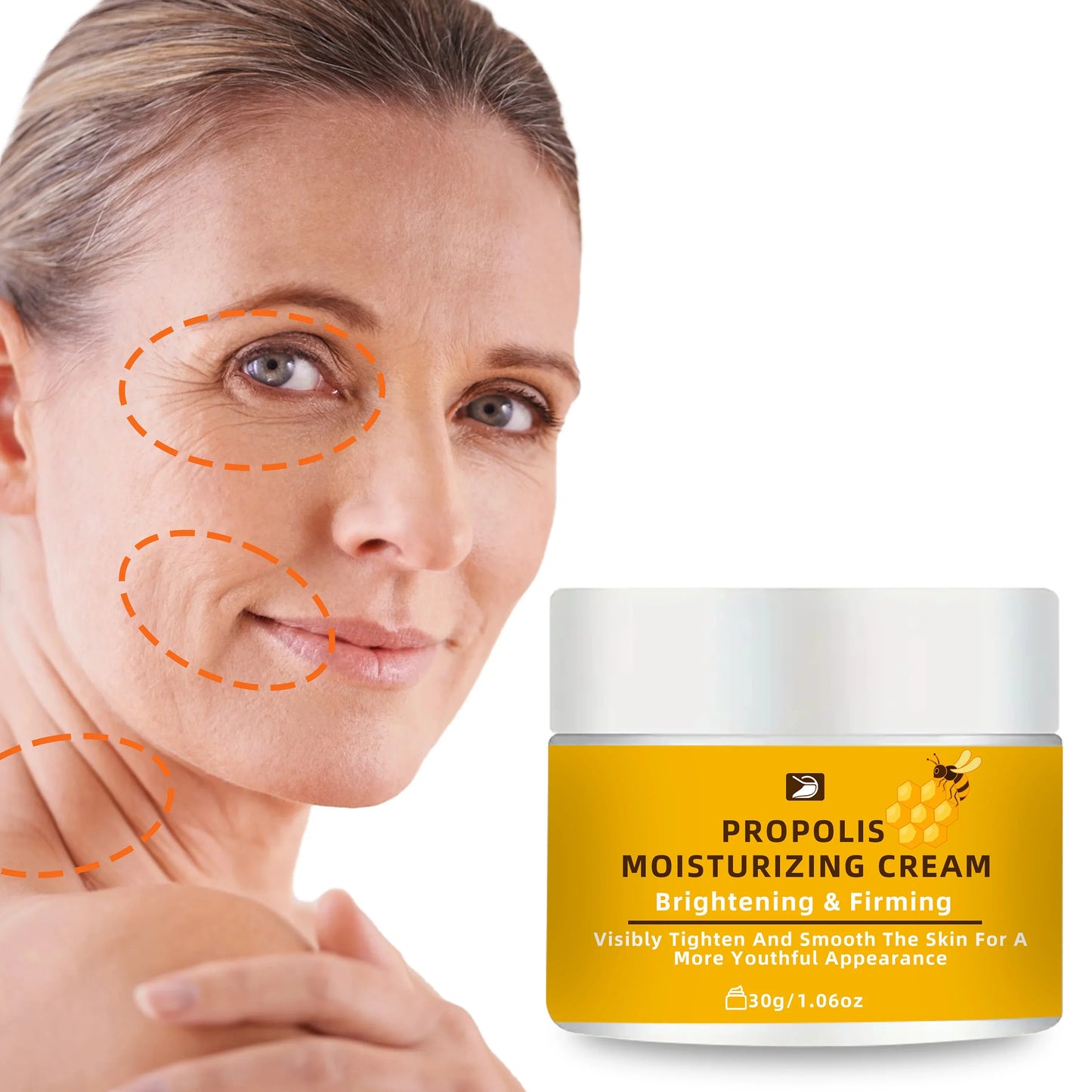 Propolis Cream Honey & Collagen – Hydrating Face Moisturizer 30g