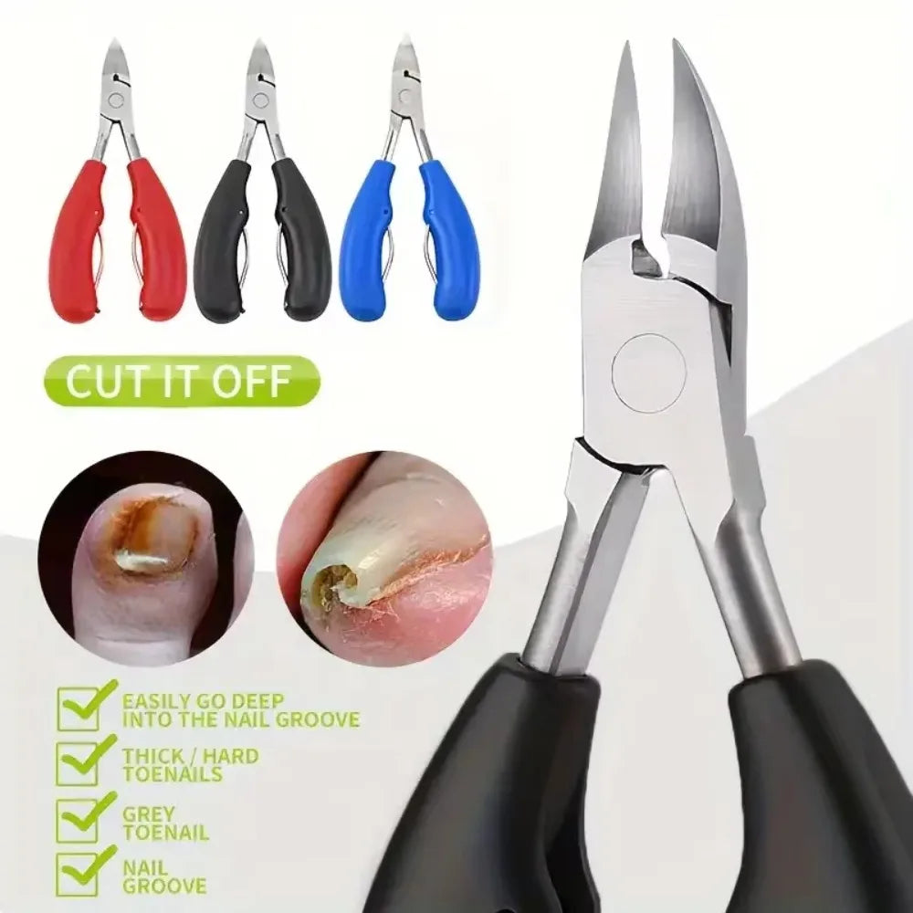 Professional Toenail Clippers – Curved Blade Nail & Skin Tool