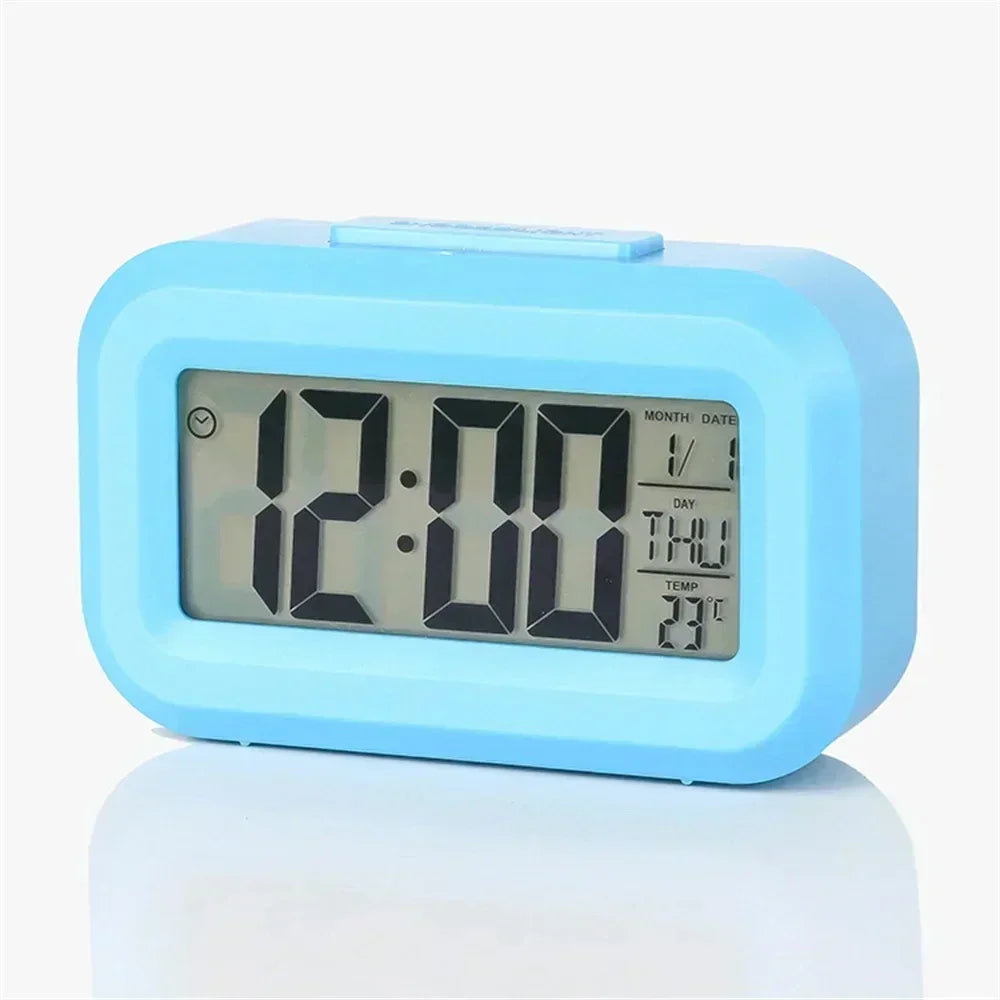 Small Digital Alarm Clock – Backlight, Temp & Date Display